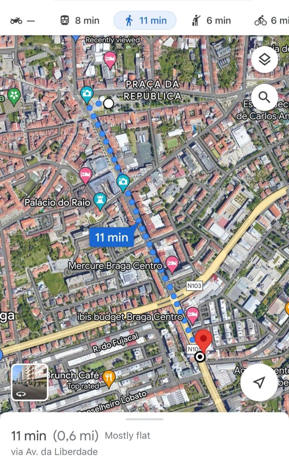Flat Moderno E Em Apartamento Braga